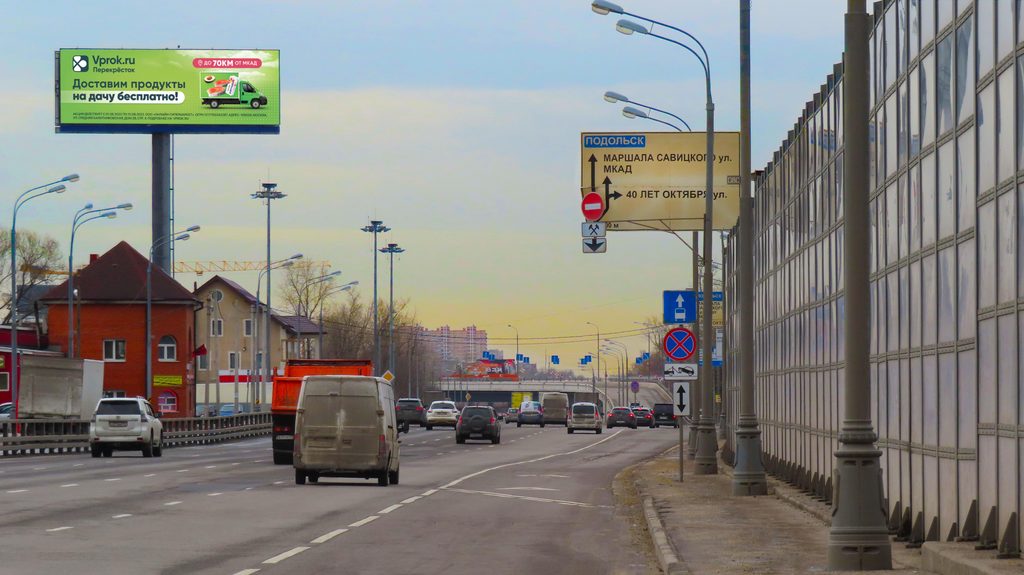 Рекламная конструкция Варшавское шоссе 7км+350м ЦРП (Фото)