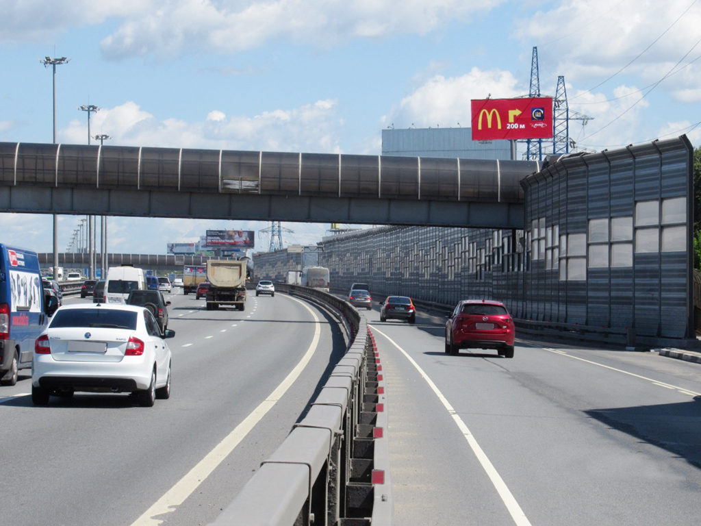 Рекламная конструкция Ярославское шоссе 17км+550м (0км+950м от МКАД) Справа (Фото)