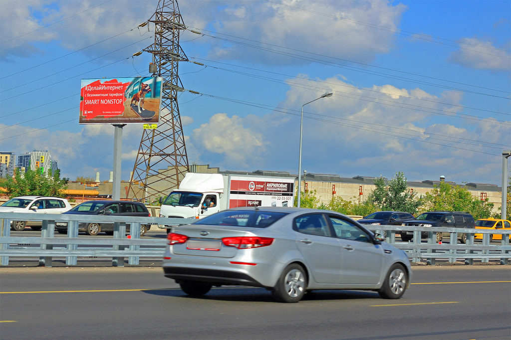 Рекламная конструкция Ярославское шоссе 19км+690м (3км+090м от МКАД) Слева (Фото)