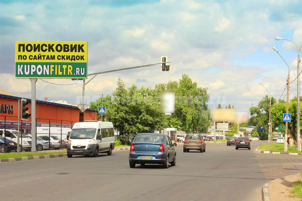 Рекламная конструкция Люберцы ул. Инициативная, у светофора Справа (Фото)