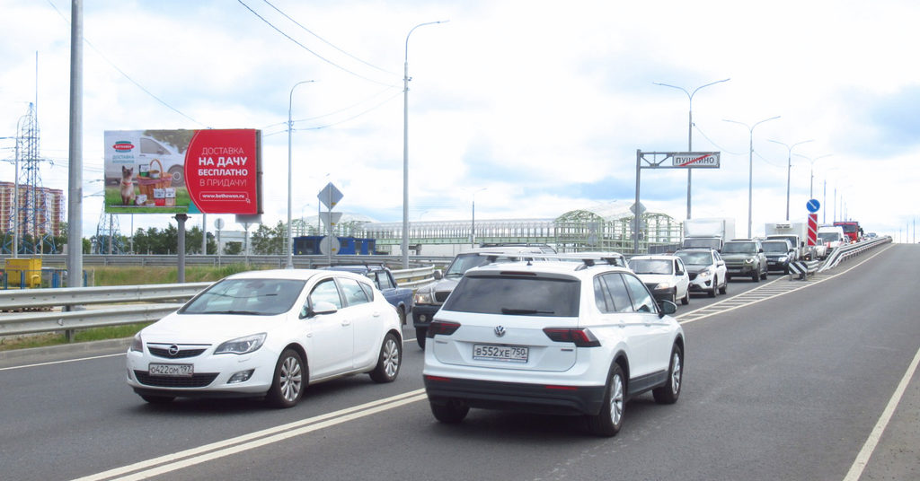 Рекламная конструкция Ст. Ярославское шоссе 10км+790м Справа (Фото)