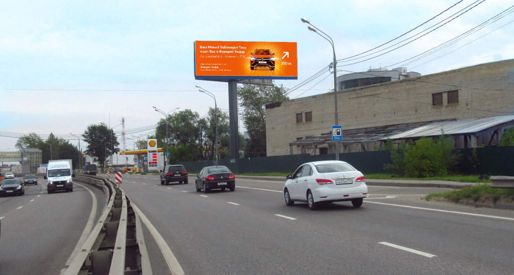 Рекламная конструкция Волковское шоссе 6км+100м Справа (Фото)