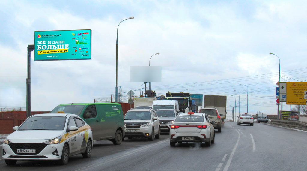 Рекламная конструкция Дзержинский ул.Энергетиков, 300м от МКАД Справа (Фото)