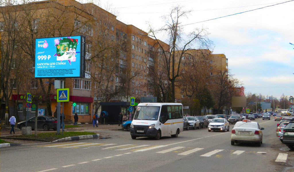 Рекламная конструкция Пушкино ул. Московский проспект, д. 10 (Фото)